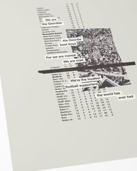 Image 2 of Newcastle United FC Vintage Programme Collage – Football Art Print – Series 1