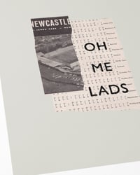 Image 2 of Newcastle United FC Vintage Programme Collage – Football Art Print – Series 4