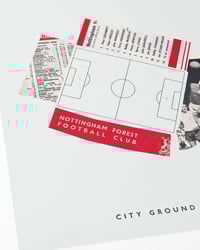 Image 2 of Nottingham Forest FC Vintage Programme Collage – Football Art Print – Series 5