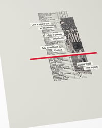 Image 2 of Sheffield United Vintage Programme Collage – Football Art Print – Series 1