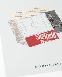 Image 2 of Sheffield United Vintage Programme Collage – Football Art Print – Series 5