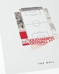 Image 2 of Southampton FC Vintage Programme Collage – Football Art Print – Series 5