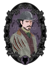 Cowboy Portrait Pin Presale 