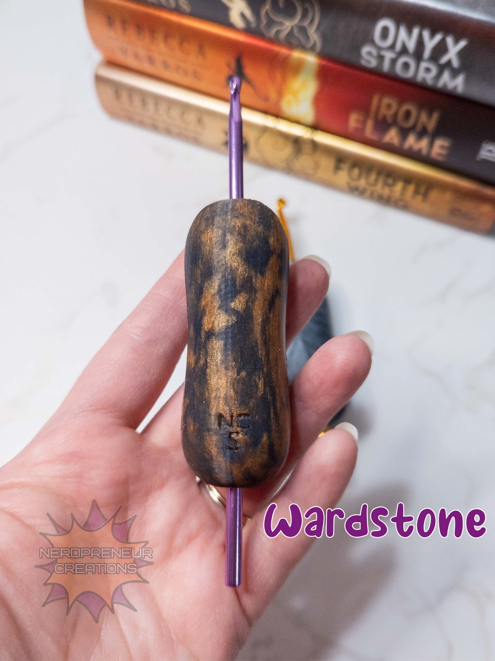 Image of Bookish Adventure Squishy Grips Pencil Interchangeable Silicone Crochet Hook Grip