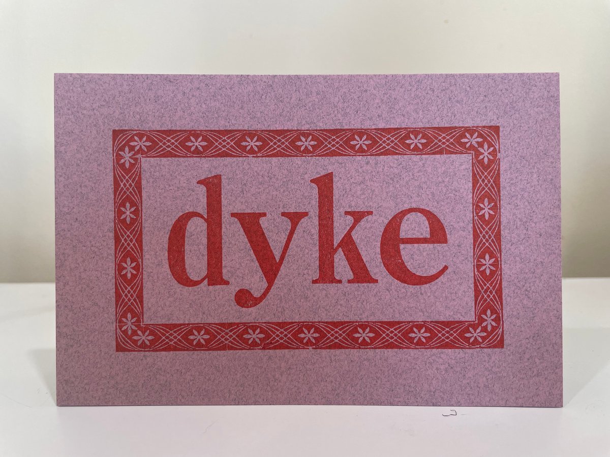 Image of Dyke print