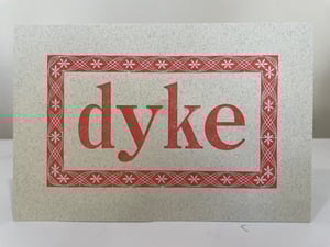 Image of Dyke print