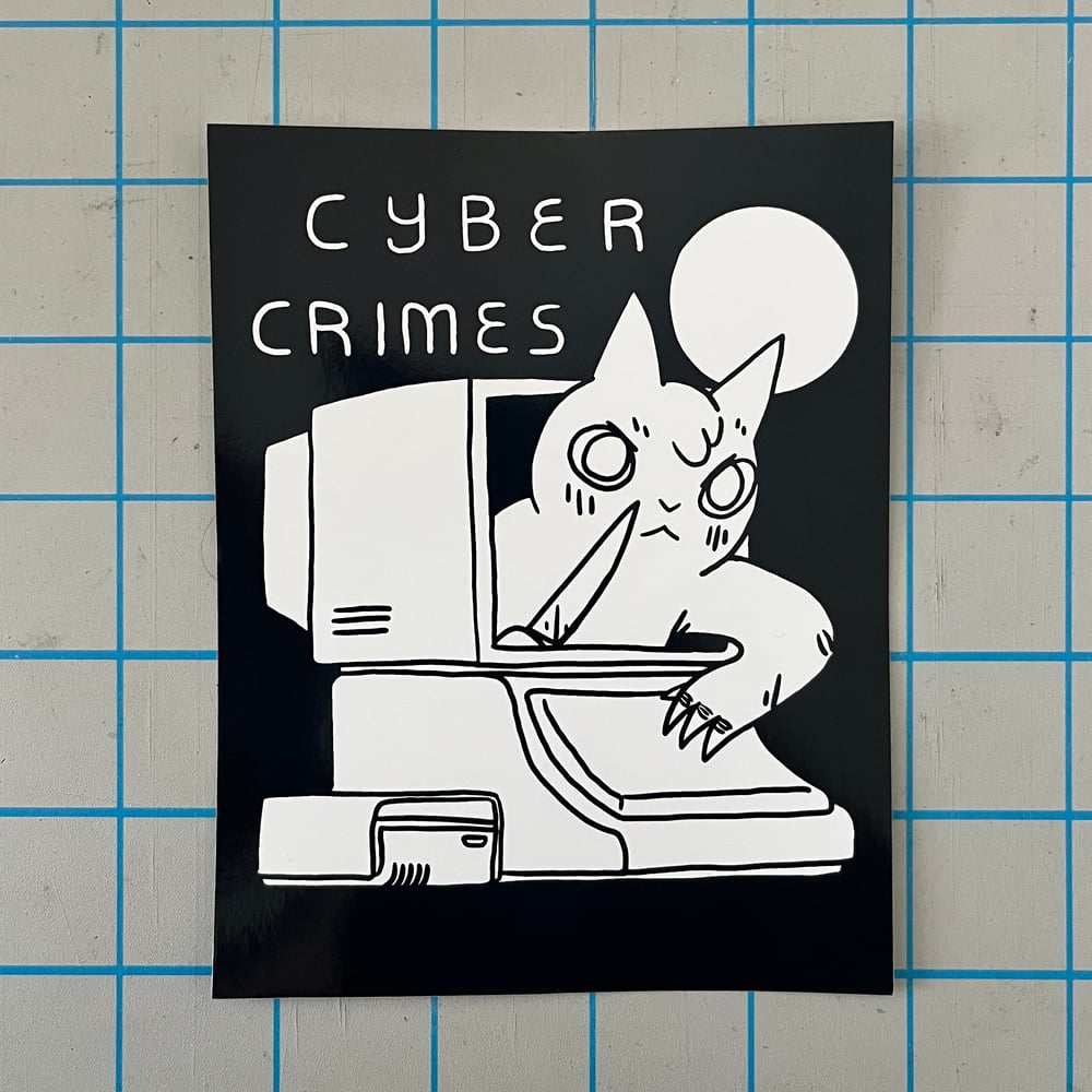 Image of Cyber Crimes Sticker