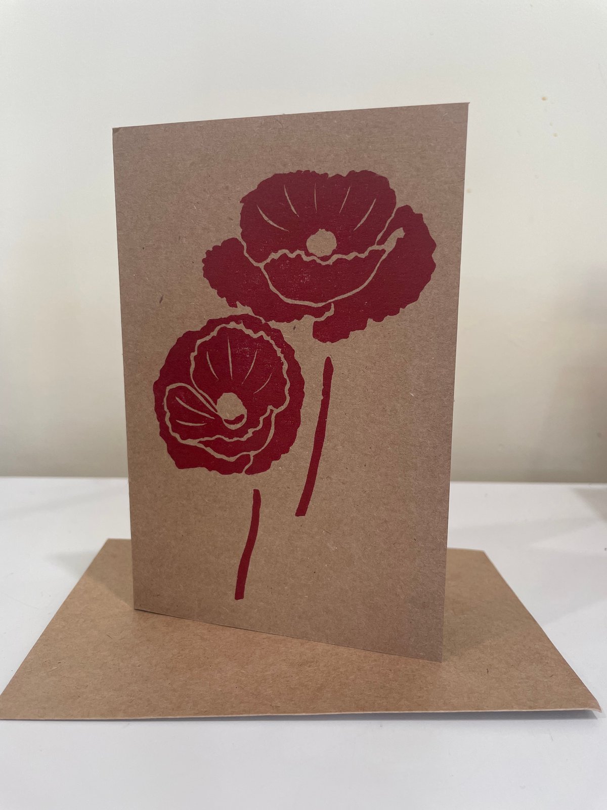 Image of Poppies card