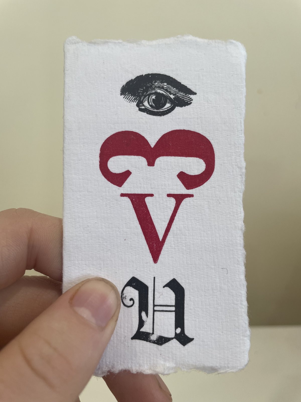 Image of eye heart u