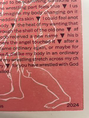 Image of Jacob Wrestling the Angel