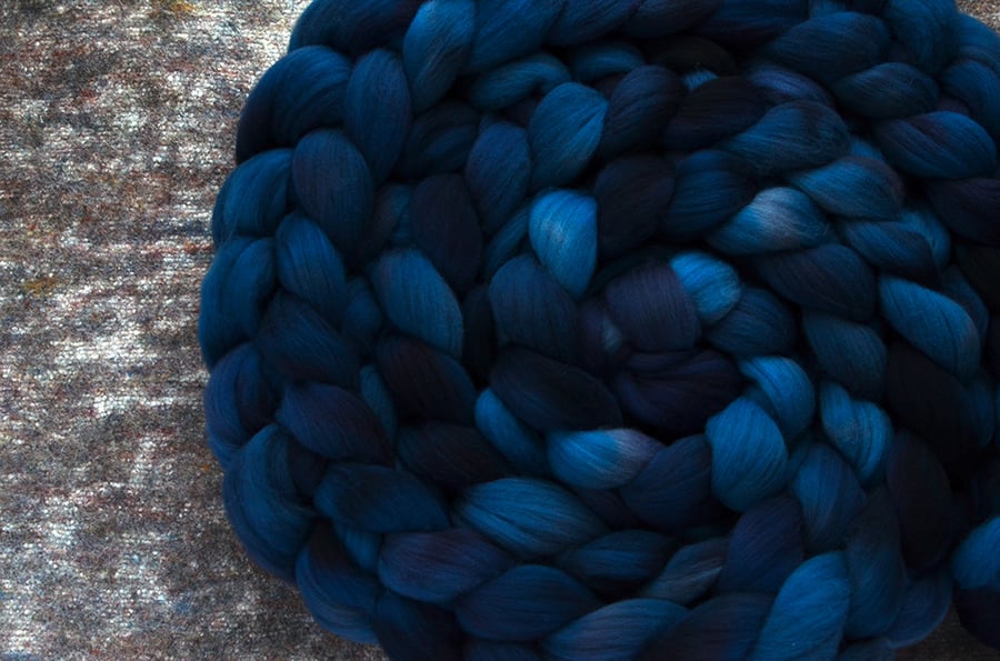 Image of "Black Feathers" January Fiber Club Coordinate- PRE-ORDER - 4 oz.