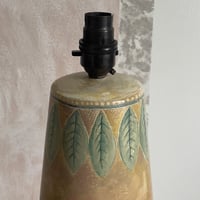 Image 4 of Fresco Painted Wooden Lamp 