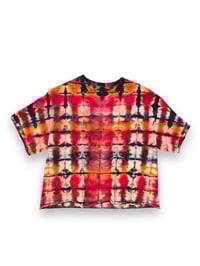 Image 1 of Heatwave Croptop - Reverse Dyed Tee - Size Medium
