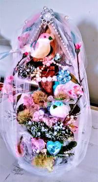 Image 4 of Cotten Candy Mini Birdhouse   