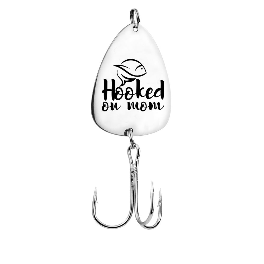 Image of Thoughtful gifts & presents for mothers on Mothers Day, Christmas - Hooked on Mom Fishing Hook