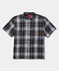 Image 1 of VANS X ANDREW ALLEN_PLAID BUTTON-UP SHIRT :::BLACK:::