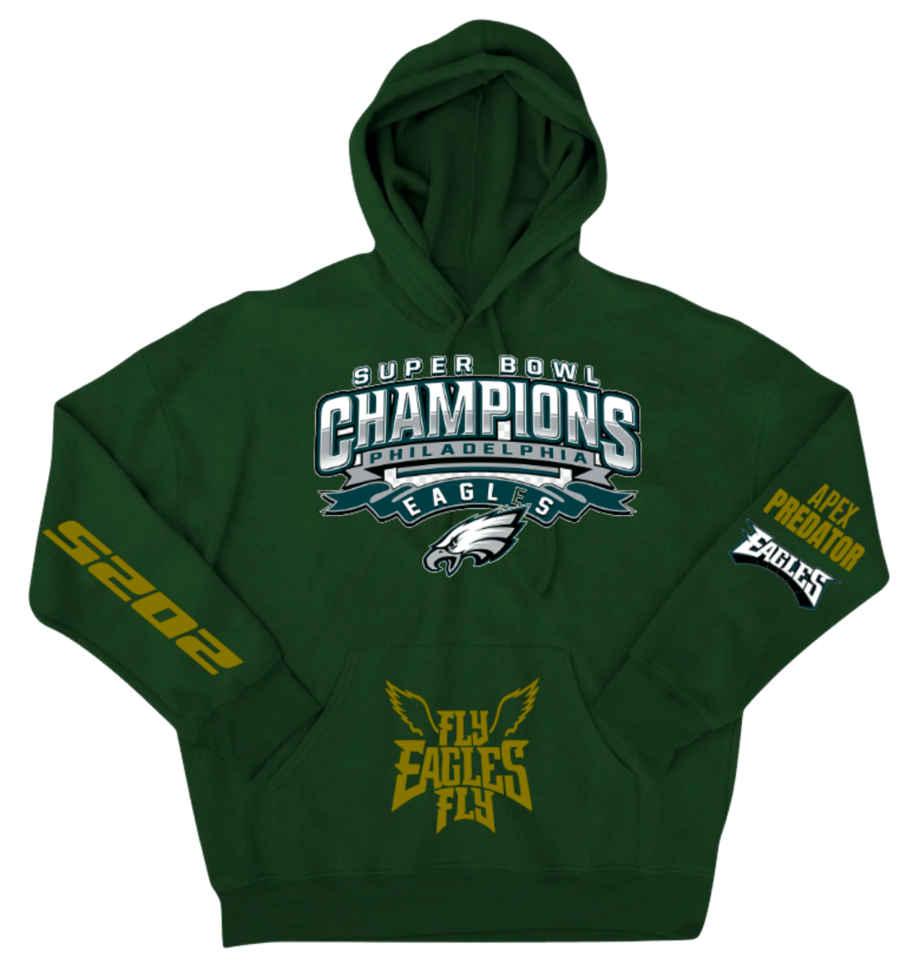 Image of EAGLES SUPERBOWL CHAMPION HOODIE/GREEN