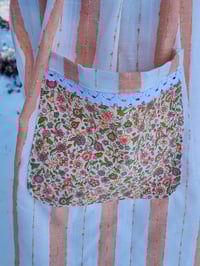 Image 5 of Linen Retro Creamsicle Pinafore Apron 