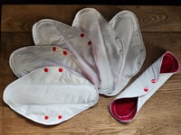 Image 1 of Un-Bleached Natural Cotton Pads with Pure Wool Backing