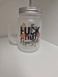 Image 1 of Frosted mason jar - 3 designs