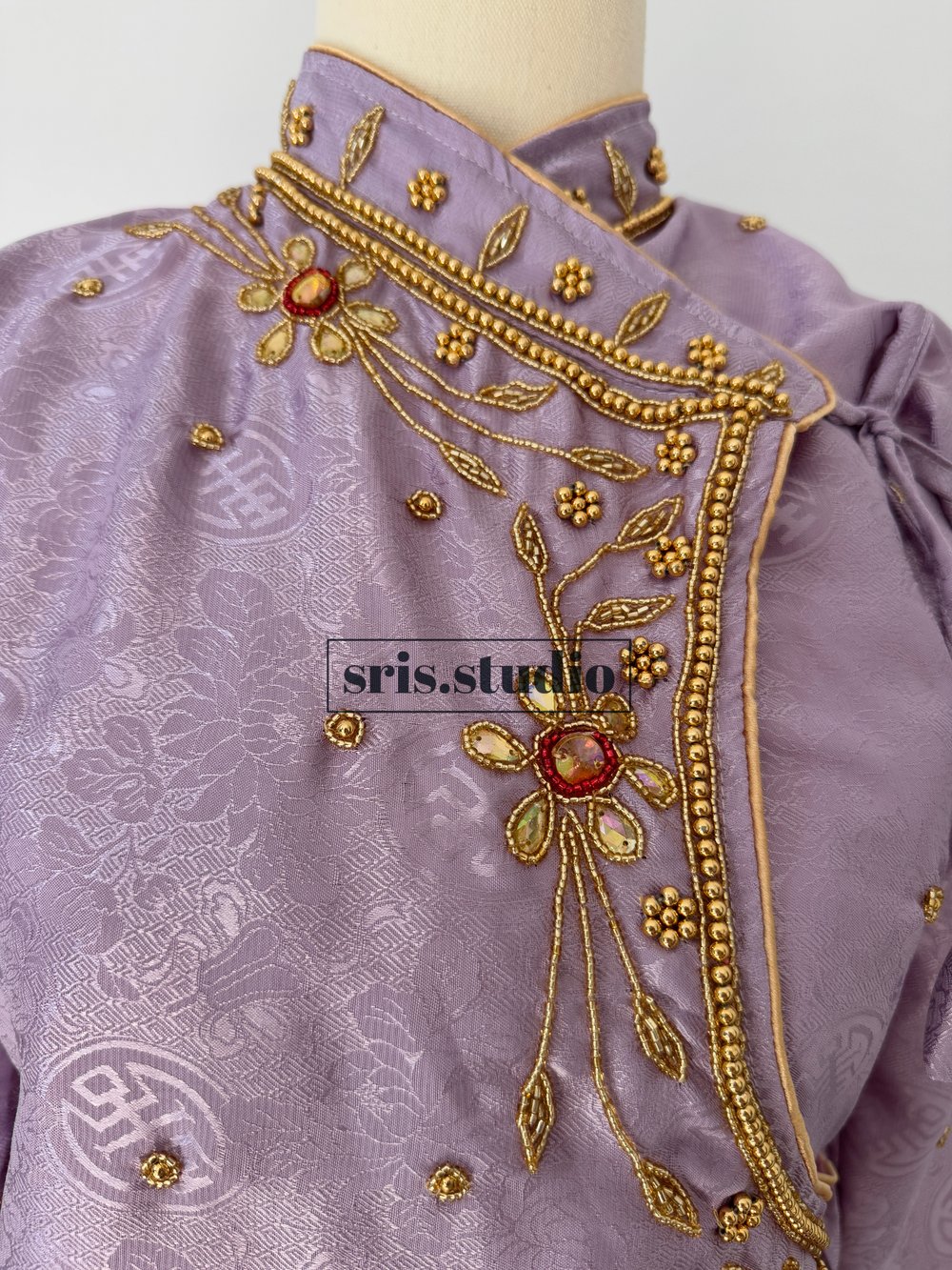 Image of Lilac Kuching choli 