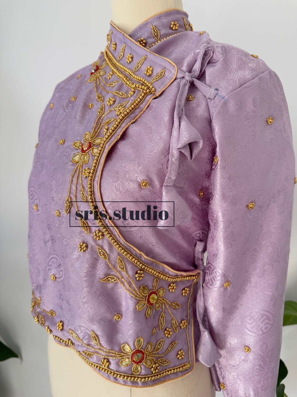 Image of Lilac Kuching choli 