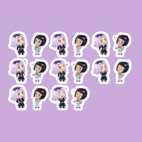 Image 1 of BruAbba Chibi Stickers