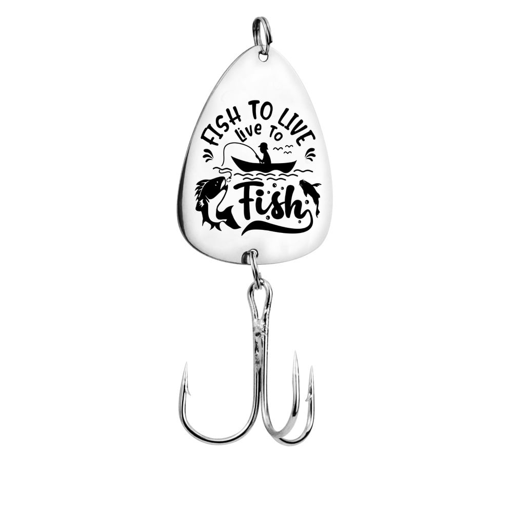 Image of Gift for a Passionate Fisherman who loves to Fish. Custom Engraved Fishing Hook.