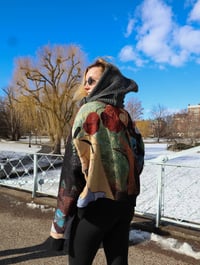 Image 2 of Down the Rabbit Hole Tapestry Crewneck