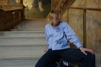 Image 1 of Blue Demure Crop