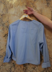 Image 4 of Blue Demure Crop