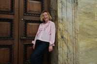 Image 4 of Pink Demure Crop