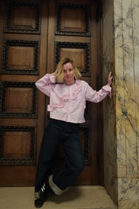 Image 1 of Pink Demure Crop