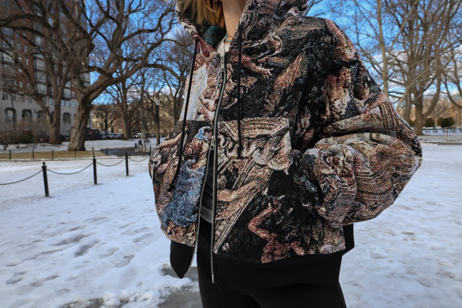 Baroque Tapestry Zip Hoodie | Michmade