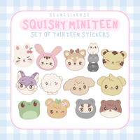 Image 2 of Squishy Miniteen Sticker Pack