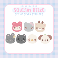 Image 2 of Squishy Riize Sticker Pack