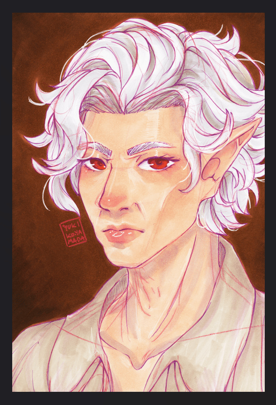 Image of Astarion | Baldur's Gate 3 fanart print