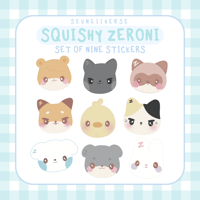 Image 2 of Squishy Zeroni Sticker Pack