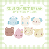 Image 2 of Squishy NCT Dream Sticker Pack
