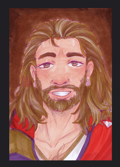 Image of Gale | Baldur's Gate 3 fanart print