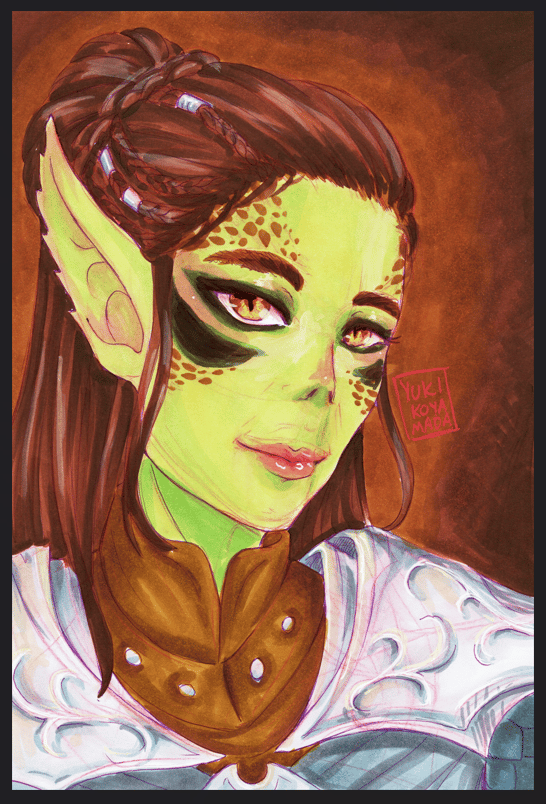 Image of Lae'zel | Baldur's Gate 3 fanart print