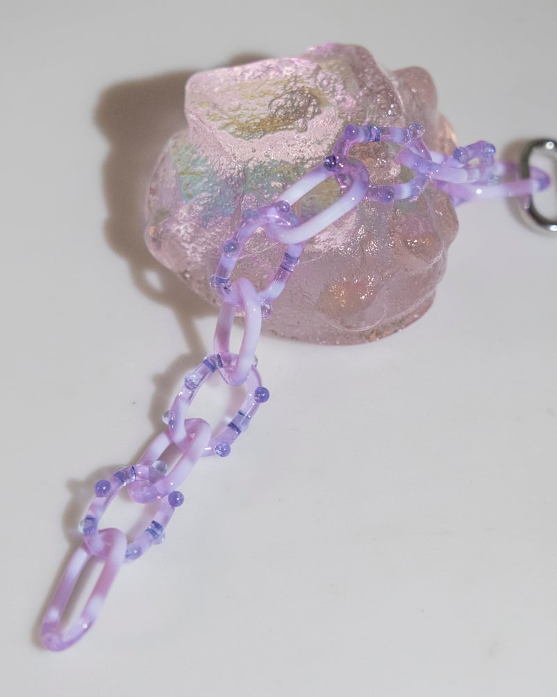 Image of dew drop link bracelet in mist