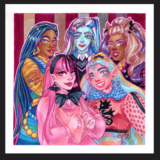 Image of The Ghouls print | Monster High