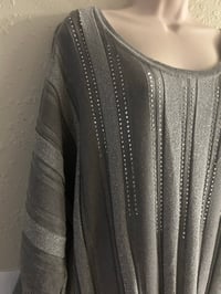 Image 7 of New 3X Love Story Bedazzled top #852*13