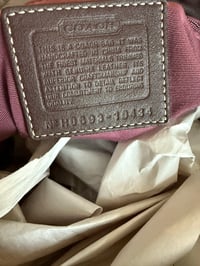 Image 4 of Vintage Coach Holiday Patchwork Tote