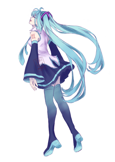 Image of Hatsune Miku sticker