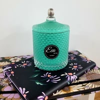 Image 1 of Teal Raindrop Jar