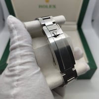 Image 3 of Rolex Style - Green on Green w/ Silver Band (DateJust)