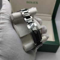 Image 3 of Rolex Style - Blue on Silver w/ Silver Band (DateJust)