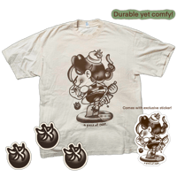 Image 4 of A Piece of Cake Tee: Creme